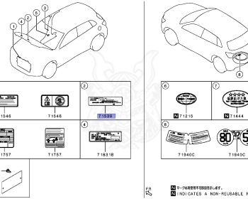 Mitsubishi - RVR - GA4W - 2012 - XTHXZ - 4J10
