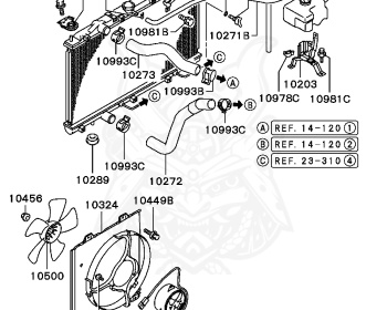 Mitsubishi - Lancer Evolution IV - CN9A - 1996 - SNGF - 4G63