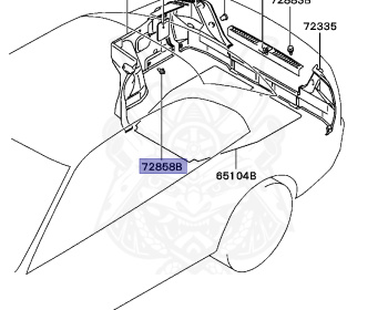 Mitsubishi - Mirage - CK2A - 1999 - SRXM3 - 4G15