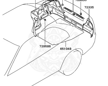 Mitsubishi - Mirage - CK2A - 1996 - PNJM - 4G15