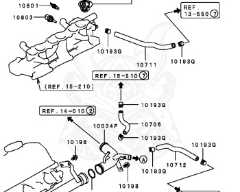 Mitsubishi - Diamante - F11A - 1992 - TNHE - 6G71
