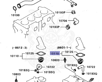 Mitsubishi - Lancer Wagon - C12V - 1985 - LKMP - C14AS