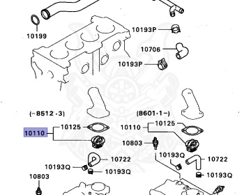 Mitsubishi - Lancer - C11V - 1992 - LKMP - G13B