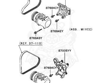 Mitsubishi - Mirage - CJ4A - 1999 - MNGH - 4G92