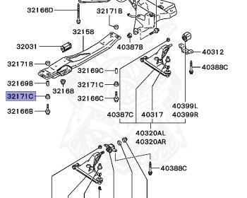Mitsubishi - Lancer - CB1A - 1992 - SKH2 - 4G13