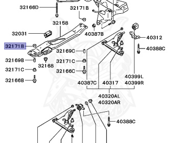 Mitsubishi - Lancer - CB4A - 1994 - PNHW - 4G92