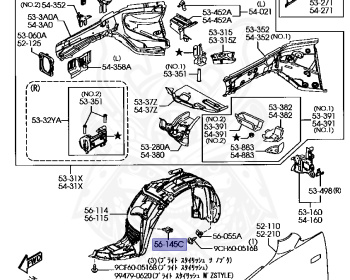 Mazda - Premacy - CR3W - Dec-2004 - Right hand - L3-VE