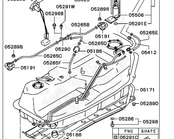 Mitsubishi - Delica - PA4W - 1996 - NSEUE - 4G64