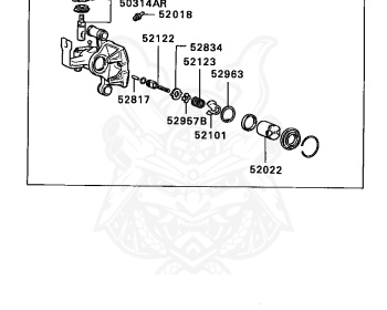 Mitsubishi - Pajero - L149G - 1989 - WMRFP - 4D56