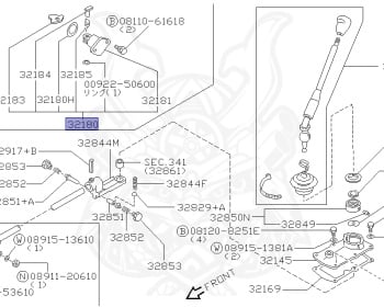 Nissan - 180SX - RS13 - 1992 - Type 2/3 - HATCH BACK(HB) - MANUAL TRANSMISSION(MT) - TWO WHEELS STEERING(2WS) - SR20DET