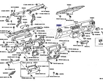 Genuine Hilux LN65 Interior OEM parts supplied from Japan - Nengun