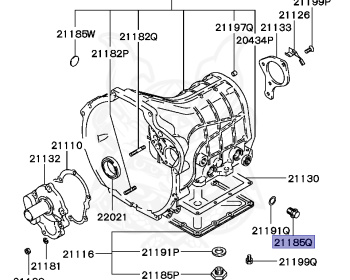 Mitsubishi - Delica Truck - L039P - 1990 - YMZD4 - 4D56