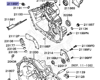 Mitsubishi - Lancer - CB6A - 1996 - PNHM - 6A10