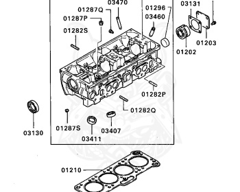 Mitsubishi - Lancer - C62A - 1991 - LRUG4 - 4G15