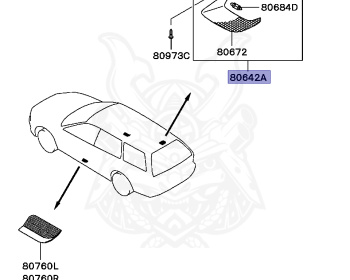 Mitsubishi - Legnum - EA5W - 1996 - LRPE - 6A13