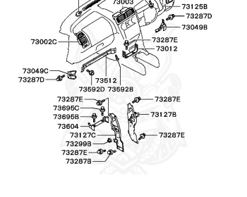 Mitsubishi - Galant - EA1A - 1997 - PRGC - 4G93