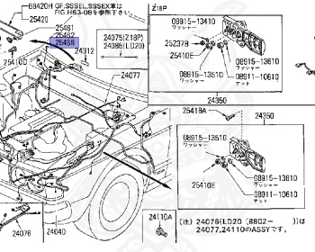 Nissan - Bluebird - 910 - 1982 - GL TYPE - SEDAN(S) - 5 SPEED MANUAL TRANS(F5) - LD20