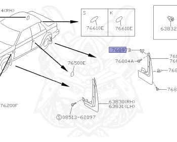 Nissan - Bluebird - U11 - 1983 - SLX TYPE - SEDAN(S) - 4 SPEED A/T(F4) - CA18S