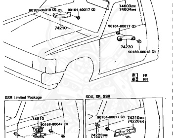 Toyota - Hilux - YN60 - 1988 - SR TYPE - LOW DECK,PICKUP(STANDARD DECK 1-SIDE OPEN) - Manual - 3YJ