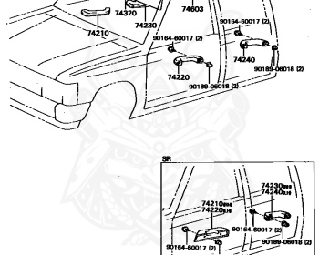 Toyota - Hilux - LN65 - 1988 - SR TYPE - DOUBLE CAB - Manual - 2L
