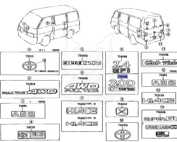 Toyota - Hiace - KZH100G - 1998 - SUPER CUSTOM LIMITED TYPE - 4-DOOR - Automatic - 1KZTE