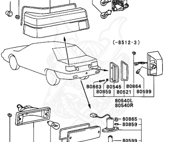 Mitsubishi - Mirage - C11A - 1986 - SFDG4 - 4G13