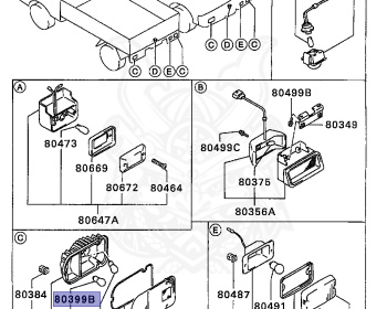 Mitsubishi - Minicab Truck - U42T - 1990 - HNSV5 - 3G83
