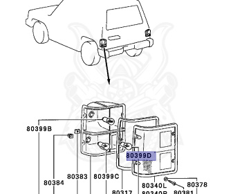 Mitsubishi - Pajero - L043G - 1982 - NTX - 4D55
