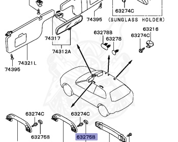 Mitsubishi - Mirage - CJ1A - 1995 - MRUE4 - 4G13