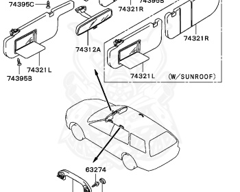 Mitsubishi - Legnum VR-4 - EC5W - 2001 - LNGF3 - 6A13