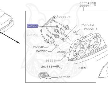 Nissan - Skyline GT-R - BCNR33 - 1995 - GTR TYPE - 2 door hard top (2K) - 4 WHEEL DRIVE(4WD) - MANUAL TRANS 5-SPEED(MT.F5) - HICAS - RB26DETT