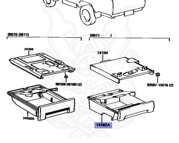 Toyota - LiteAce - YM65 - 1996 - DX TYPE - SINGLE JUST  LOW - Manual - 2Y