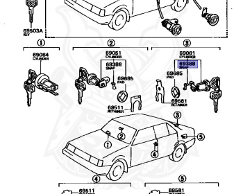 Toyota - Corolla - CE80 - 1984 - GL TYPE - 4-DOOR - Manual - 1CL