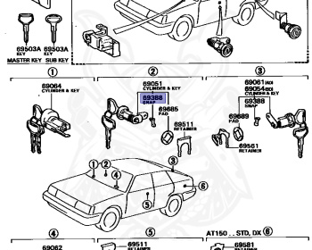 Toyota - Corona - ST150 - 1983 - EXA TYPE - 4-DOOR - Automatic - 1SELU