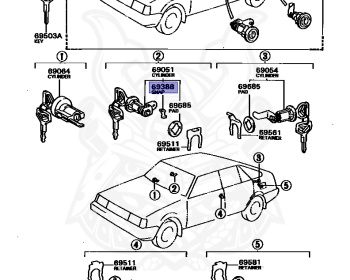 Toyota - Corolla - CE80 - 1984 - SX TYPE - 5-DOOR (3-BOX) - Manual - 1CL