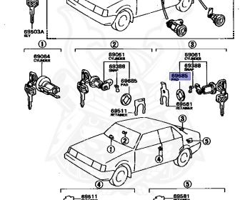 Toyota - Corolla - CE80 - 1984 - GL TYPE - 4-DOOR - Manual - 1CL
