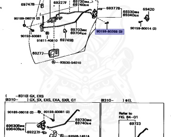 Toyota - Corona - ST150 - 1986 - EXS TYPE - 4-DOOR - Automatic - 1SILU