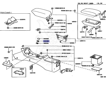 Toyota - Carina - AT192 - 1994 - SX TYPE - Automatic - 5AFE