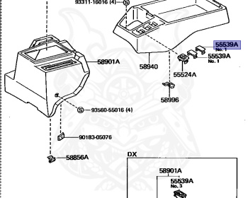 Toyota - LiteAce - YM65 - 1994 - DX TYPE - SINGLE JUST  LOW - Manual - 2Y