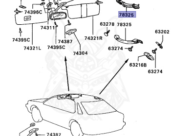 Mitsubishi - Lancer - C62A - 1991 - LNHG2 - 4G15