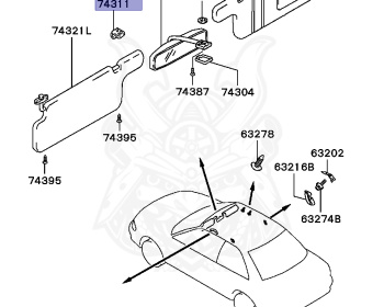 Mitsubishi - Mirage Asti - CA1A - 1991 - DKJ - 4G13