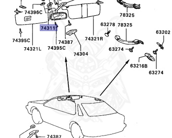 Mitsubishi - Lancer - C63A - 1990 - LNGFG - 4G61