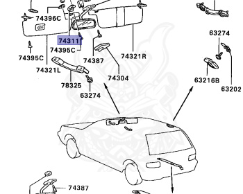 Mitsubishi - Mirage - C53A - 1987 - MNGF2 - 4G61
