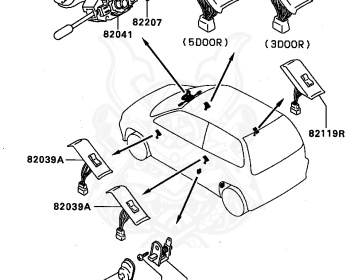 Mitsubishi - Minica - H22V - 1988 - MFS - 3G83