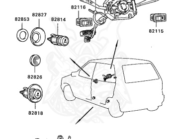 Mitsubishi - Minica - H11V - 1984 - MNJT - G23B