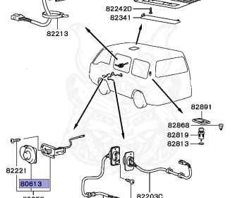 Mitsubishi - Delica Star Wagon - P35W - 1992 - HSNPT4 - 4D56