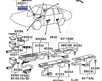 Mitsubishi - Galant - E11A - 1985 - SKXG - 4G32