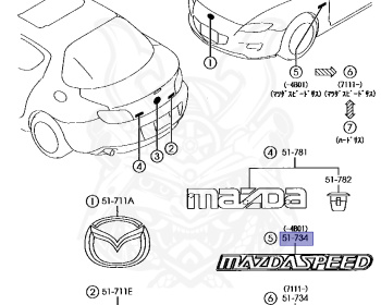 Mazda - RX-8 - SE3P - Feb-2003 - Right hand - 13-MSP