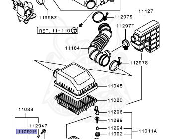 Mitsubishi - Pajero Jr - H57A - 1998 - MNXE2 - 4A31