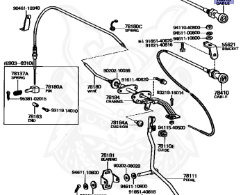 Genuine Land Cruiser FJ40 Engine OEM parts supplied from Japan